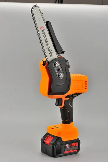 ゴールドインデックスプロフェッショナル 21V 木材カッターコードレスリチウム電池 6/8 インチポータブル電動ミニチェーンソーアクセサリー付き